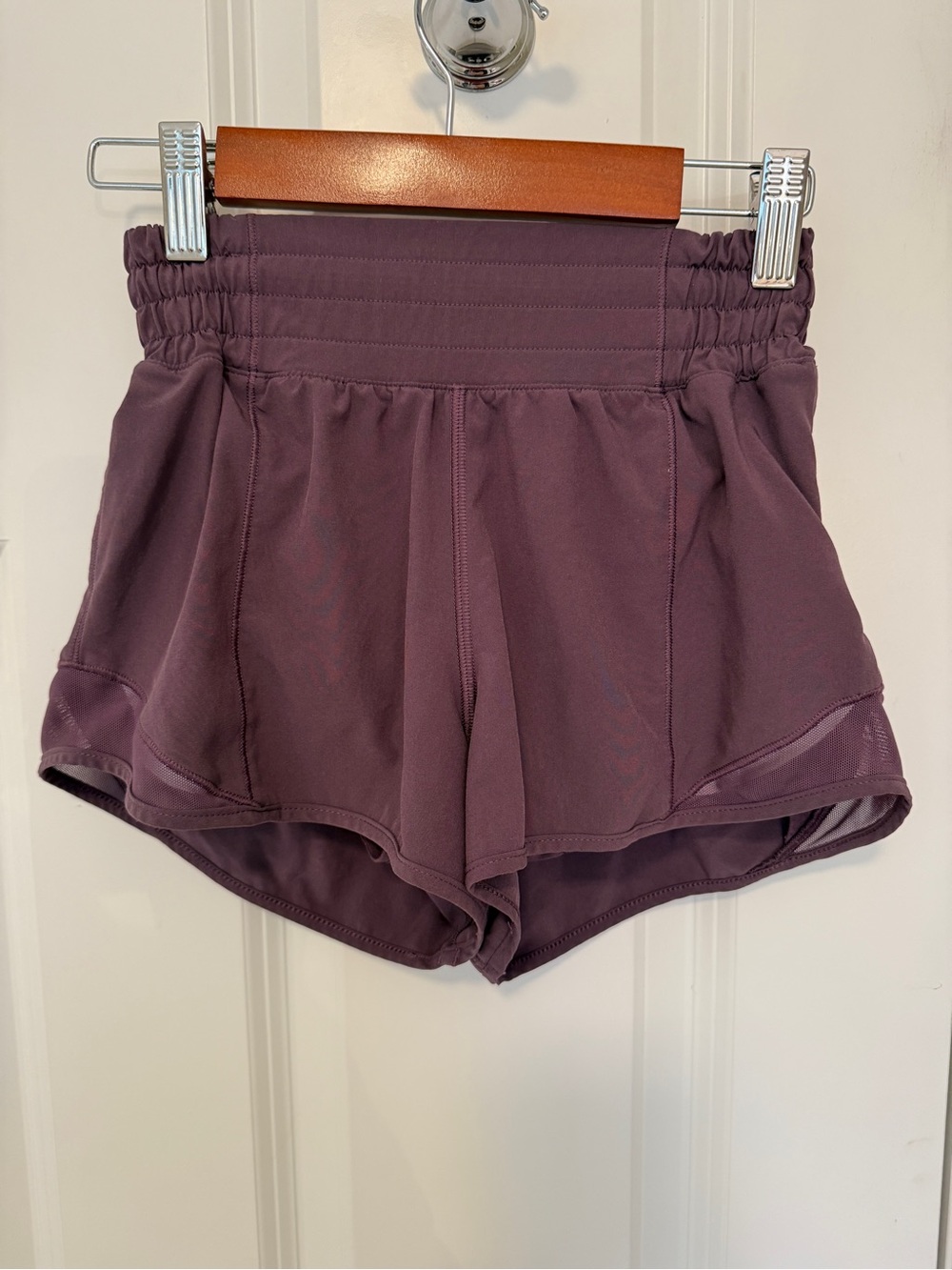 lululemon athletica High-Waist Athletic Shorts in Plum